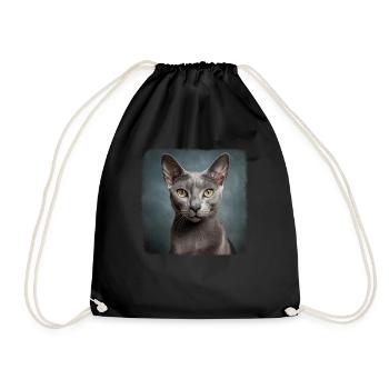 Korat Chaton Korat Chat - Sac de sport léger - noir - Devant