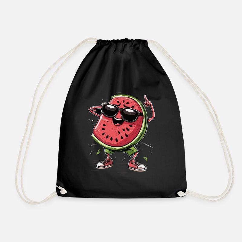 Pastèque - Sac de sport léger - noir