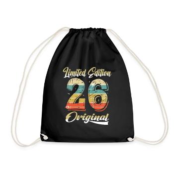 98 ans anniversaire vintage 1926 édition limitée - Sac de sport léger - noir - Devant