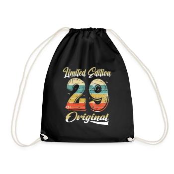 95 ans anniversaire vintage 1929 édition limitée - Sac de sport léger - noir - Devant