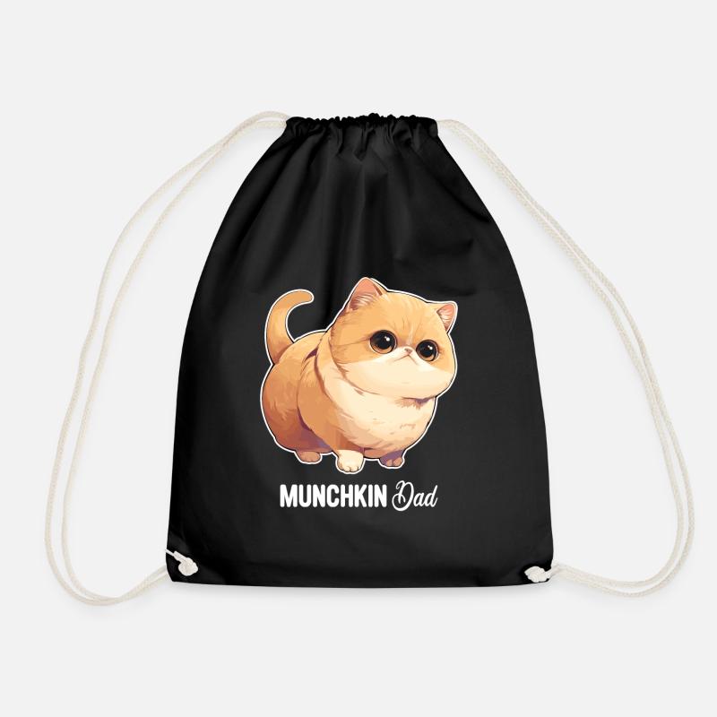 Munchkin Kätzchen Munchkin Katze - Turnbeutel - Schwarz