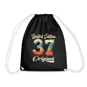 87 Anniversaire Vintage 1937 Edition Limitée - Sac de sport léger - noir - Devant