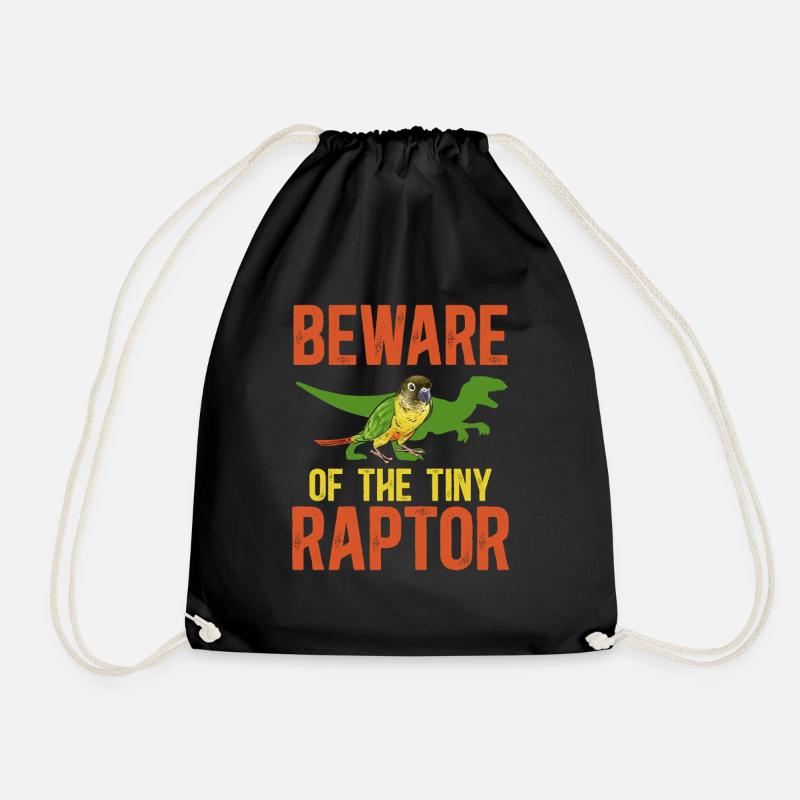 Molina Perruche Perroquet Oiseau Perruche - Sac de sport léger - noir