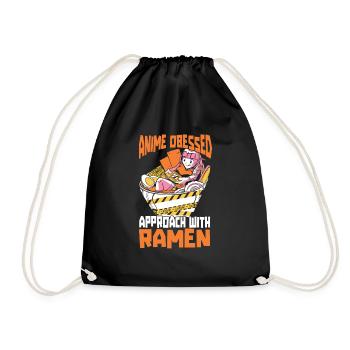 Bol de Ramen Manga Anime - Sac de sport léger - noir - Devant