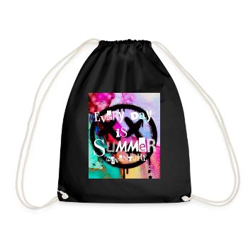 Every day is summeradventure - Sac de sport léger - noir - Devant