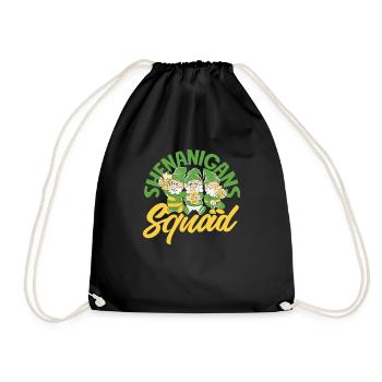 Funny Irishman Ireland Gift - Drawstring Bag - black - Front