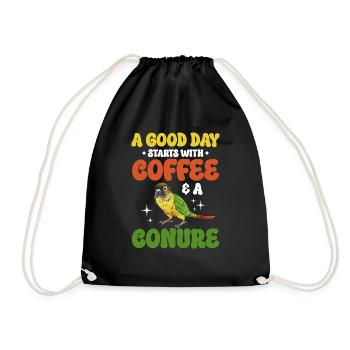 Molina Perruche Perroquet Perruche Oiseau Perruche - Sac de sport léger - noir - Devant