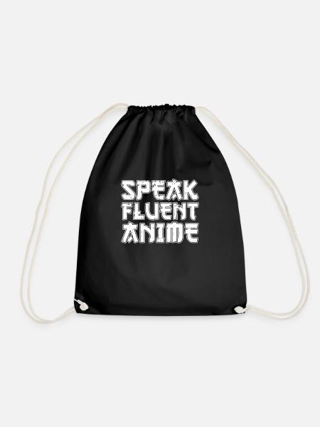 Anime Manga - Turnbeutel - Schwarz