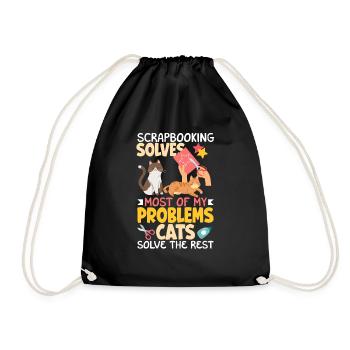 Livre de mémoire, Scrapbook, Scrapbook, Scrapbook, Scrapbook - Sac de sport léger - noir - Devant