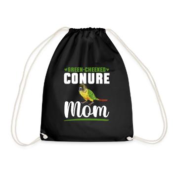 Molina Perruche Perroquet Perruche Oiseau Perruche - Sac de sport léger - noir - Devant