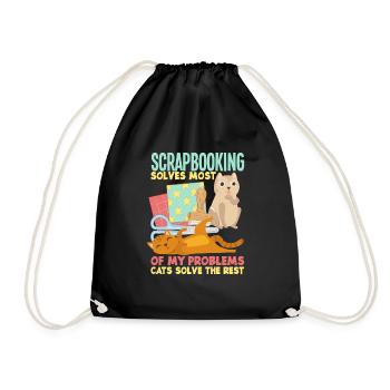 Livre de mémoire, Scrapbook, Scrapbook, Scrapbook, Scrapbook - Sac de sport léger - noir - Devant