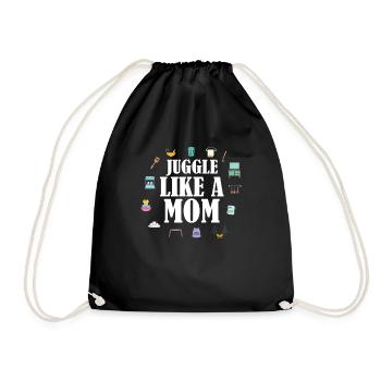 Maman Maman Jonglerie - Sac de sport léger - noir - Devant