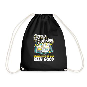 Livre de mémoire, Scrapbook, Scrapbook, Scrapbook, Scrapbook - Sac de sport léger - noir - Devant