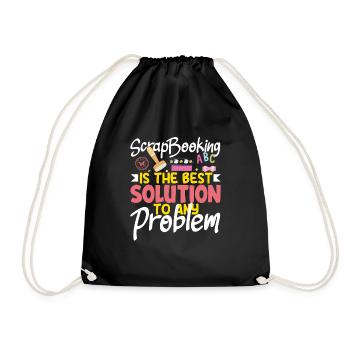 Livre de mémoire, Scrapbook, Scrapbook, Scrapbook, Scrapbook - Sac de sport léger - noir - Devant