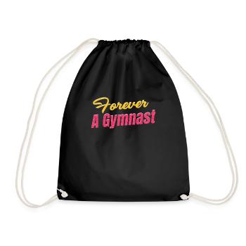 Pour toujours une gymnaste drôle - Sac de sport léger - noir - Devant