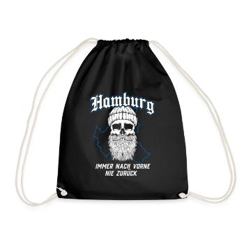 Hambourg Tshirt cadeau Moin Hamburch Football - Sac de sport léger - noir - Devant