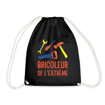 Personnaliser le bricoleur de l extrême - Sac de sport léger - noir - Devant