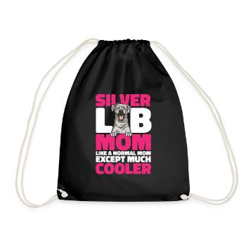 Silver Labrador Retriever Silver Lab - Sac de sport léger - noir - Devant