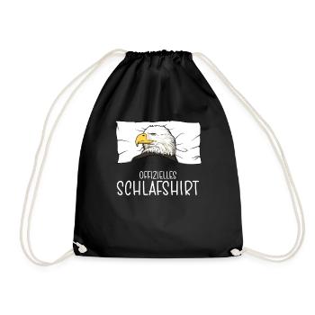 Chemise de nuit officielle Eagle Pyjama - Sac de sport léger - noir - Devant