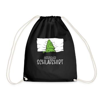 Chemise de nuit officielle Pyjama caméléon - Sac de sport léger - noir - Devant
