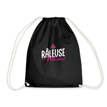 SCRAPER in the car - Those who complain at the wheel - Drawstring Bag - black - Front