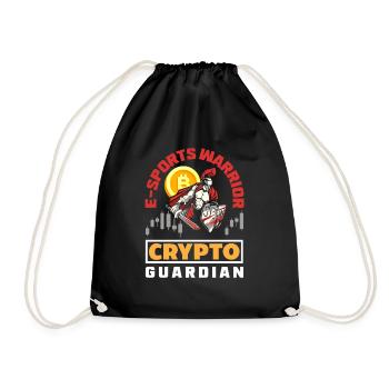 Cryptocurrency Rewards Gaming Blockchain Gamer - Drawstring Bag - black - Front