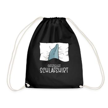 Chemise de nuit officielle Pyjama Dauphin - Sac de sport léger - noir - Devant