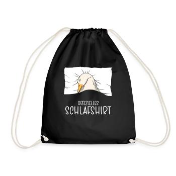 Chemise de nuit officielle Pyjama d’oie - Sac de sport léger - noir - Devant