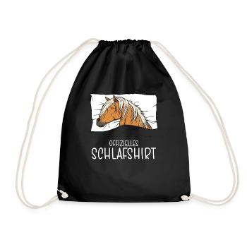 Chemise de nuit officielle Pyjama Haflinger - Sac de sport léger - noir - Devant