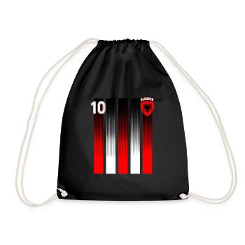 Albanie Cadeau Albanie Shqiperi Football - Sac de sport léger - noir - Devant