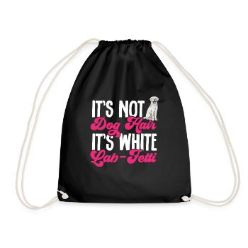 Labrador Retriever blanc Labrador Labrador blanc - Sac de sport léger - noir - Devant