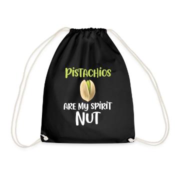 Les pistaches sont à moi - Sac de sport léger - noir - Devant