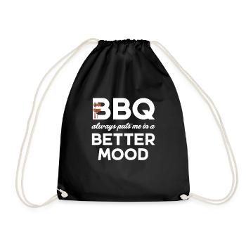 Bbq Rocks Barbecue Lover Pitmaster Rinderbrust - Turnbeutel - Schwarz - Vorne