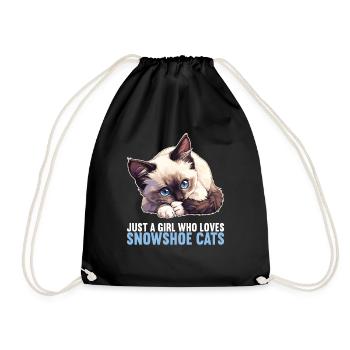Chaton raquette Chat raquette - Sac de sport léger - noir - Devant