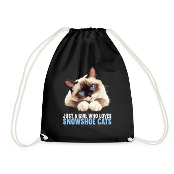 Chaton raquette Chat raquette - Sac de sport léger - noir - Devant