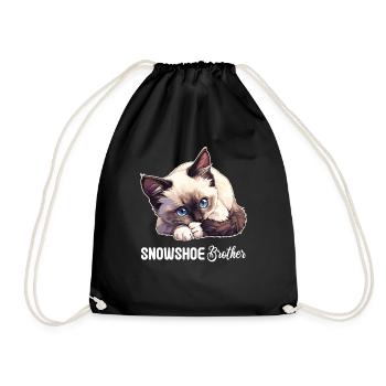 Chaton raquette Chat raquette - Sac de sport léger - noir - Devant