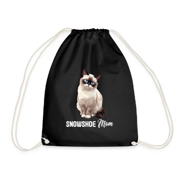 Chaton raquette Chat raquette - Sac de sport léger - noir - Devant
