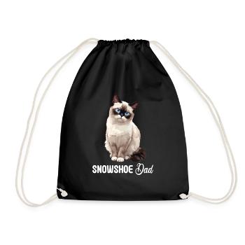 Chaton raquette Chat raquette - Sac de sport léger - noir - Devant
