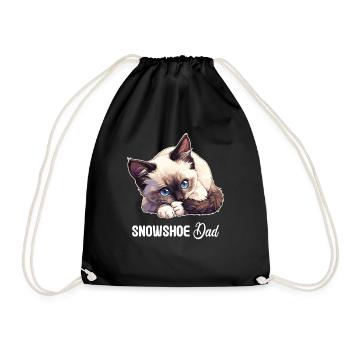 Chaton raquette Chat raquette - Sac de sport léger - noir - Devant