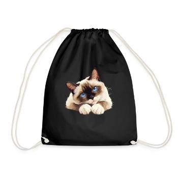 Chaton raquette Chat raquette - Sac de sport léger - noir - Devant