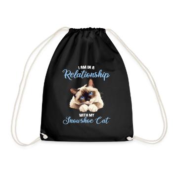 Chaton raquette Chat raquette - Sac de sport léger - noir - Devant