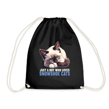Chaton raquette Chat raquette - Sac de sport léger - noir - Devant