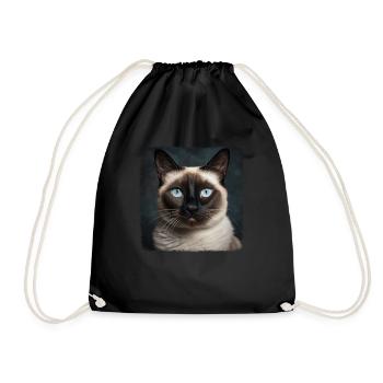 Chaton raquette Chat raquette - Sac de sport léger - noir - Devant