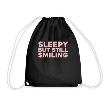 Maman Maman Maman Lune heureuse Maman - Sac de sport léger - noir - Devant