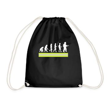 Tshirt pompier pompier pompier pompier 112 - Sac de sport léger - noir - Devant