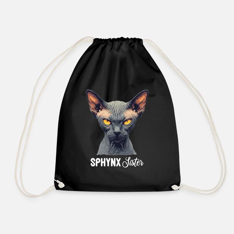 Chaton Sphynx Chat Sphynx - Sac de sport léger - noir