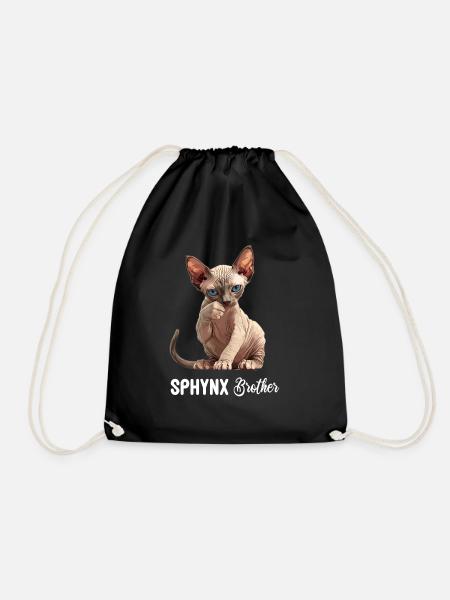 Sphynx Kätzchen Sphynx Katze - Turnbeutel - Schwarz