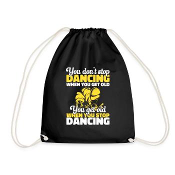 Tap Dance Teacher Tap Dancer Tap Dance - Drawstring Bag - black - Front