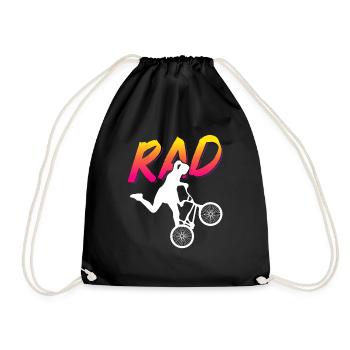 BMX Rider Fille Vélo Vélo Cascade Racing Enfants - Sac de sport léger - noir - Devant