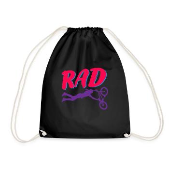 BMX Rider Fille Vélo Vélo Stunt Racing Enfants - Sac de sport léger - noir - Devant